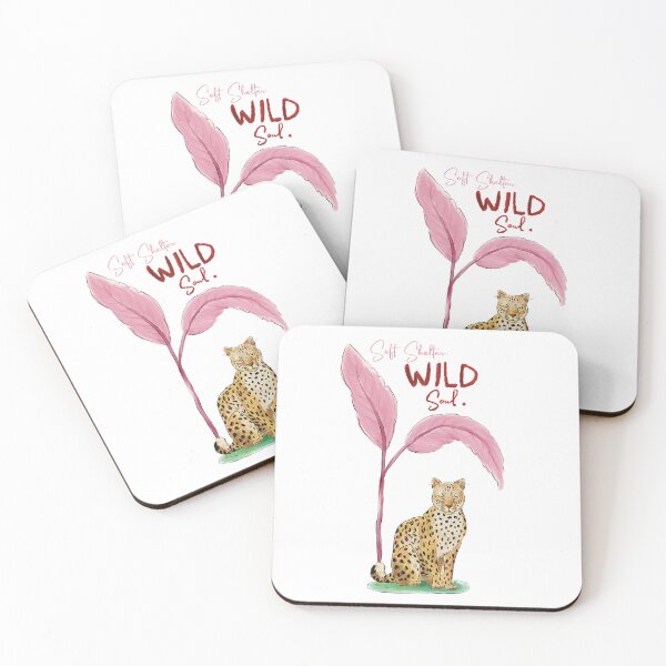 Item preview, Soft Shelter Wild Soul Leopard Feminine Art designed and sold by art-injoy.