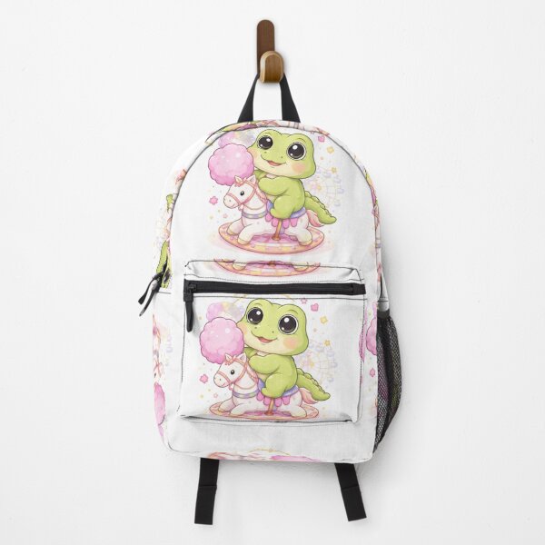 Item preview, Kawaii Croco at Luna Park - Sweet Carnival Fun. designed and sold by Lylysun.