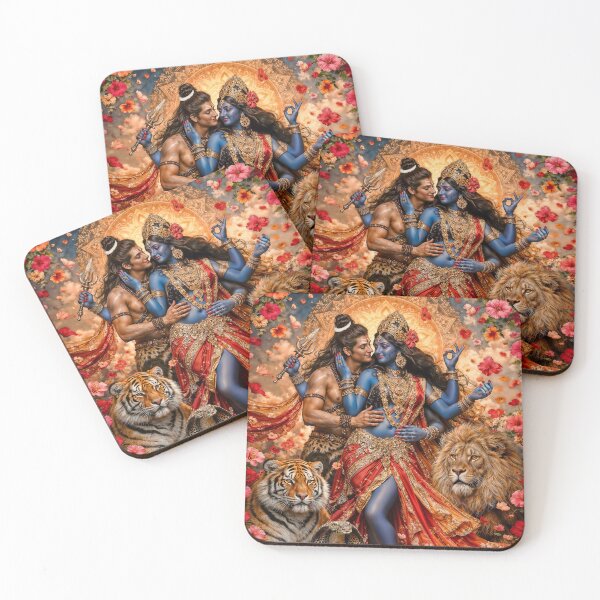 Item preview, Kali the Compassionate Flame, Kali and Shiva designed and sold by AliceWhiteDF.