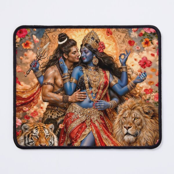 Item preview, Kali the Compassionate Flame, Kali and Shiva designed and sold by AliceWhiteDF.
