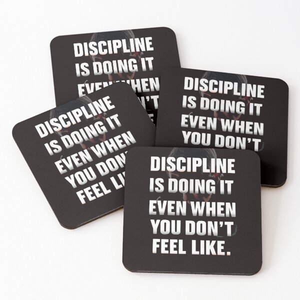 Item preview, Discipline Is Doing It Anyway — Fitness Motivation Shirt designed and sold by guchieworldcollection.
