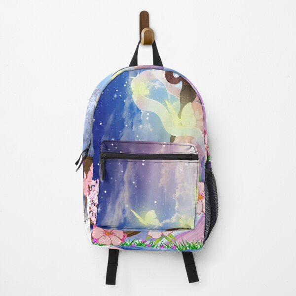 Item preview, Moon Goddess & Rabbit Under Starry Sky – Whimsical Fantasy Illustration designed and sold by Love3Happy.