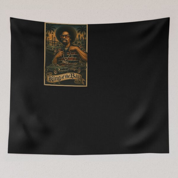 Item preview, Mac Dre Thizz Nation King of thr Bay Artwork – Vallejo Legend Chicano Tattoo Style Poster designed and sold by DyfunctionalTee.