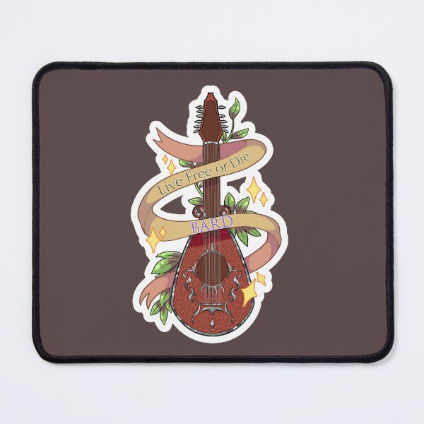 Item preview, Live Free or Die BARD. Bard Design from Dungeons & Dragons designed and sold by Chairae Art.