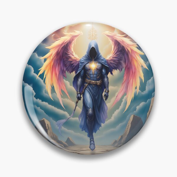 Item preview, The Mystic Guardian of Hope – Celestial Light Between Shadows. designed and sold by nicky2342.