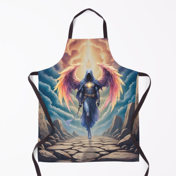 Item preview, The Mystic Guardian of Hope – Celestial Light Between Shadows. designed and sold by nicky2342.