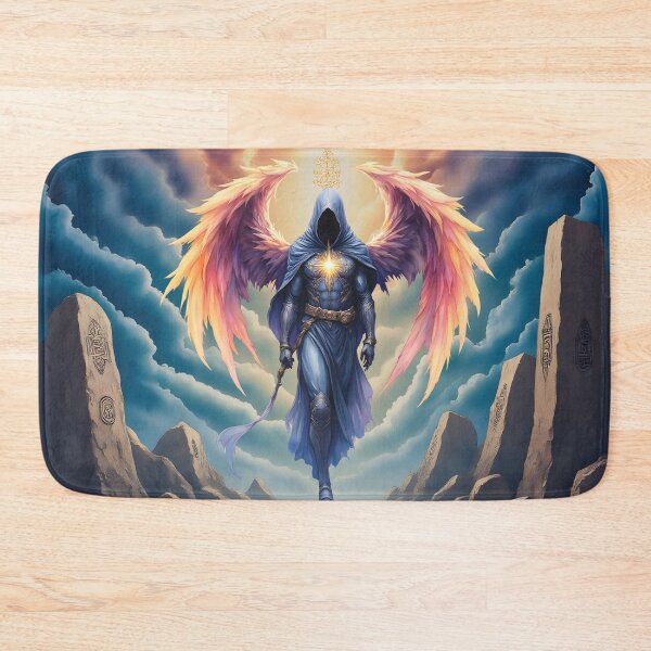 Item preview, The Mystic Guardian of Hope – Celestial Light Between Shadows. designed and sold by nicky2342.