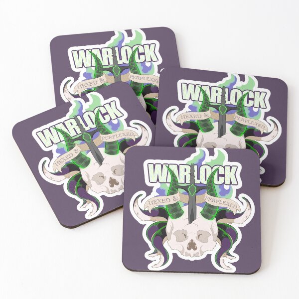 Item preview, Hexed & Perplexed. Warlock Design from Dungeons & Dragons designed and sold by Chairae Art.