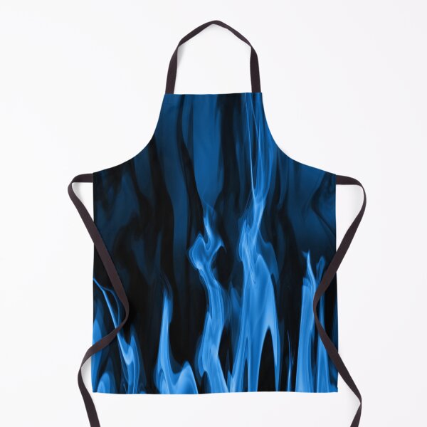 Item preview, Fire pattern blue abstract art  designed and sold by Natart1004.