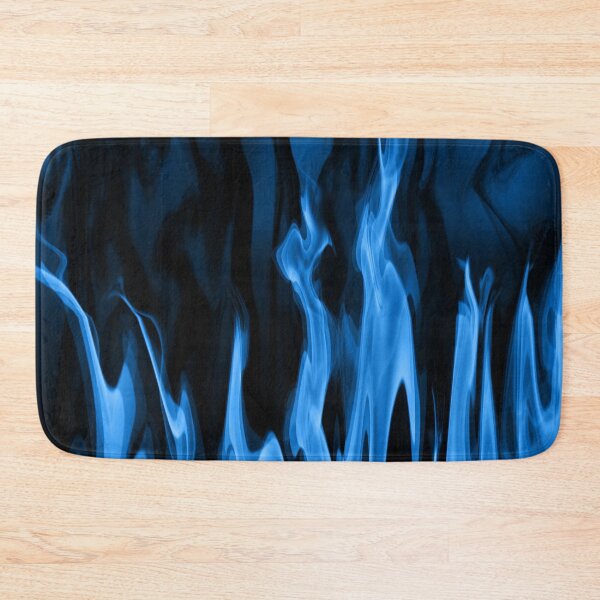 Item preview, Fire pattern blue abstract art  designed and sold by Natart1004.