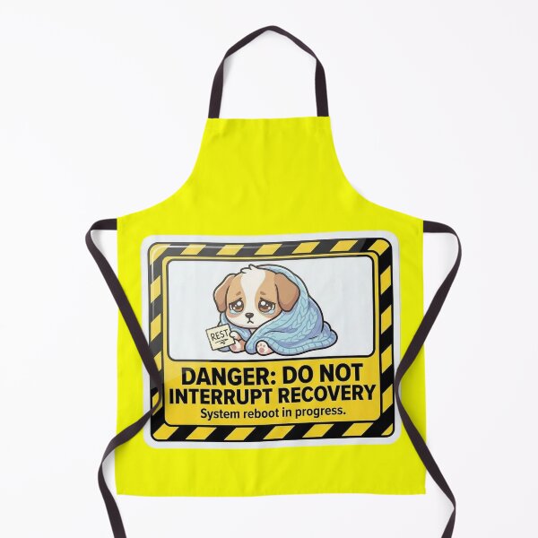 Item preview, Danger Do Not Interrupt Recovery Puppy designed and sold by Visual Dept..