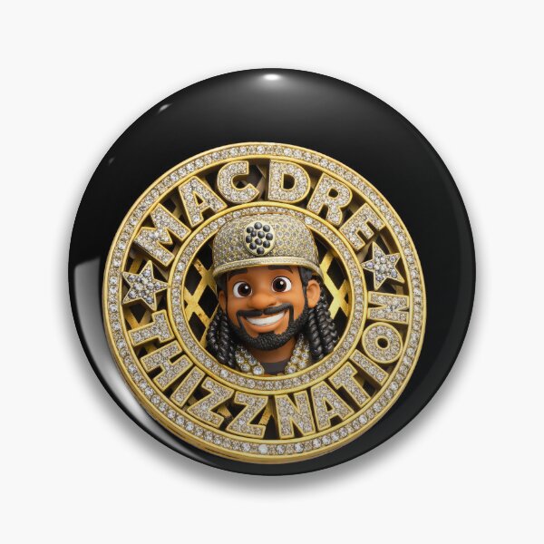 Aperçu de l'œuvre Médaillon Mac Dre Thizz Nation serti de diamants – Pendentif diamant 3D hyper réaliste Pixar, Chaîne Bay Area Legend, Icône de la joaillerie hip-hop de luxe créée et vendue par DyfunctionalTee.