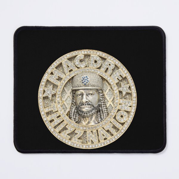 Item preview, Mac Dre Thizz Nation Diamond Medallion – Iced Out 3D Gold Pendant, Bay Area Hip Hop Jewelry, Luxury Rap Icon Chain, Hyper Realistic Replica designed and sold by DyfunctionalTee.