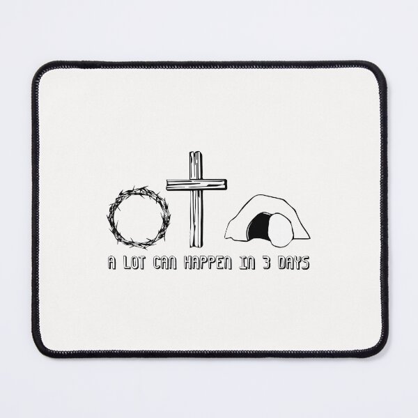 Item preview, Easter Christian A Lot Can Happen In 3 Days Religious Easter Christian Cross designed and sold by Vinsinv.