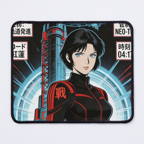 Item preview, Neo-Tokyo Space Launch - Retro Futuristic Cyberpunk Anime designed and sold by TOTO GUYANA.