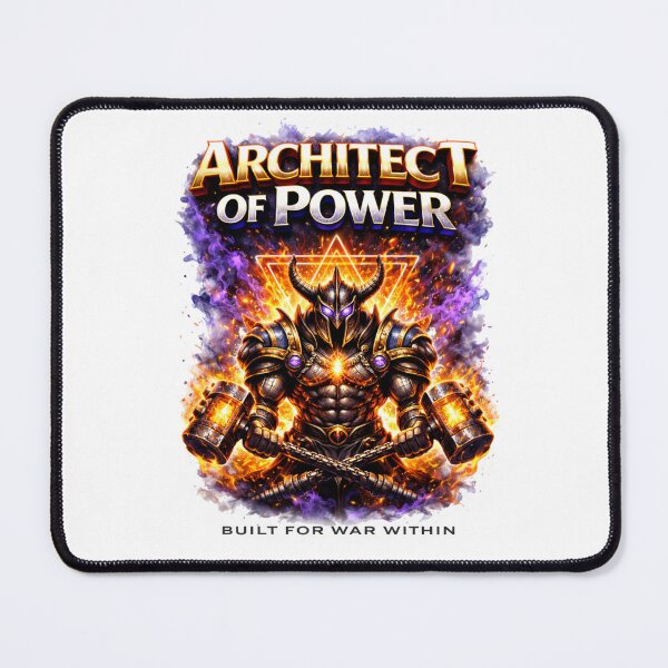 Item preview, Architect Of Power – Built For War Within | Premium Warrior Series designed and sold by RelateAndTee.