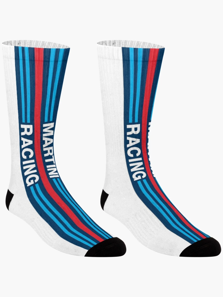 Thumbnail 3 of 5, Socks, Martini Racing Stripe designed and sold by PatternDesign01.
