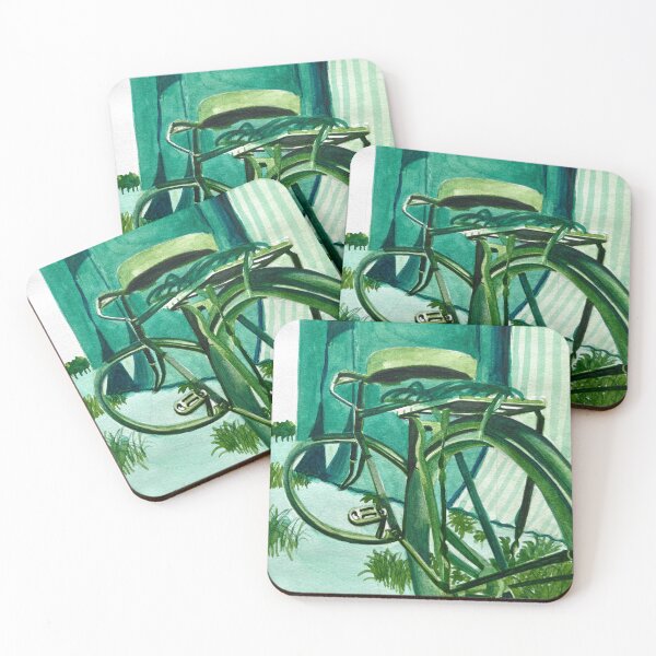 Item preview, Emerald Journey: The Green Bicycle designed and sold by aryas-palette.