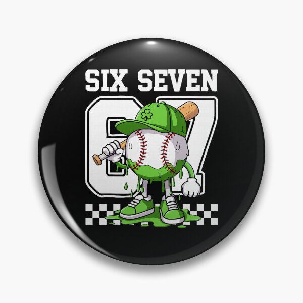 Item preview, Boys St Patricks Day 67 Six Seven Baseball Ice Cream Drip designed and sold by cherylcarney.