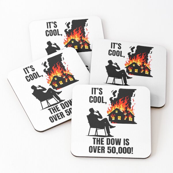 Item preview, The Dow Is Over 50000 Meme T-Shirt designed and sold by VillociShop.