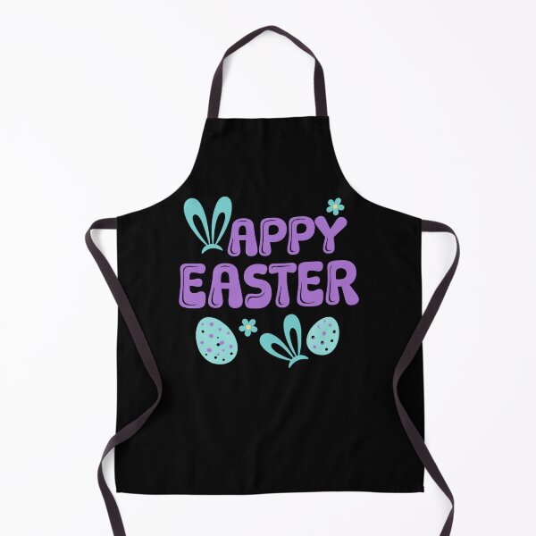 Artikelvorschau, Fröhliche Ostern! Typografie mit Hasenohren – Niedliches Ostereier-Frühlingsdesign entworfen und verkauft von TTStudio.