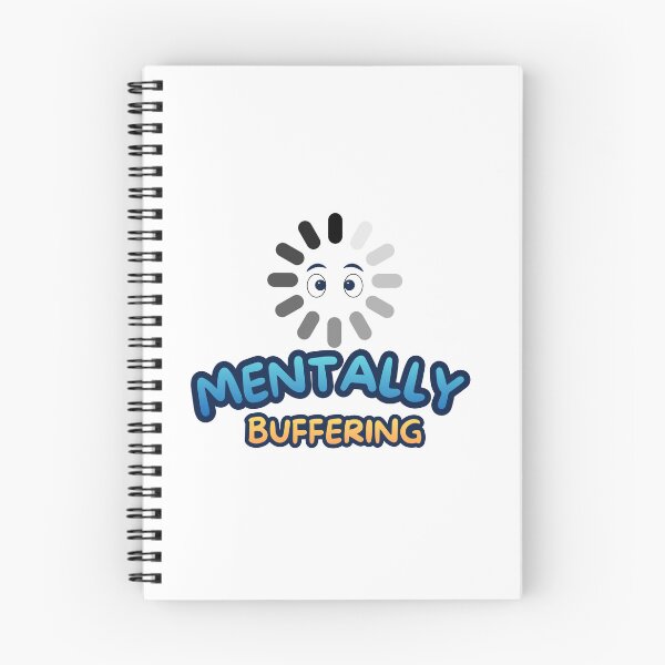 Item preview, Mentally Buffering Minimal Sticker – Funny Introvert Mood Design designed and sold by Harsha Pinjani.