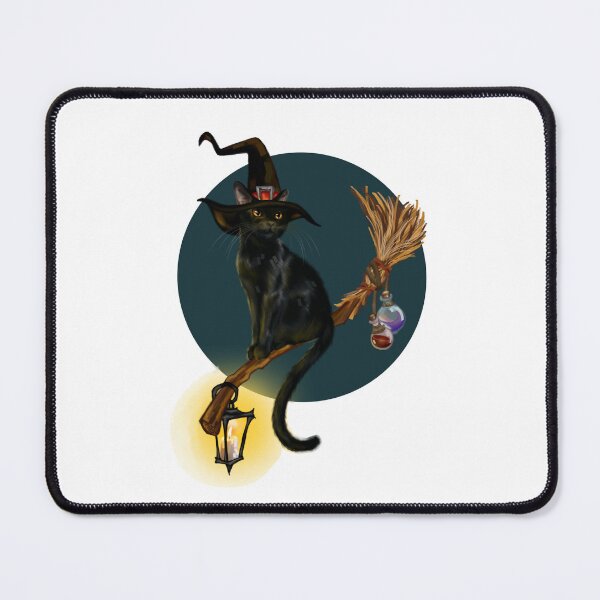 Item preview, Witch cat designed and sold by leyla Rashid.