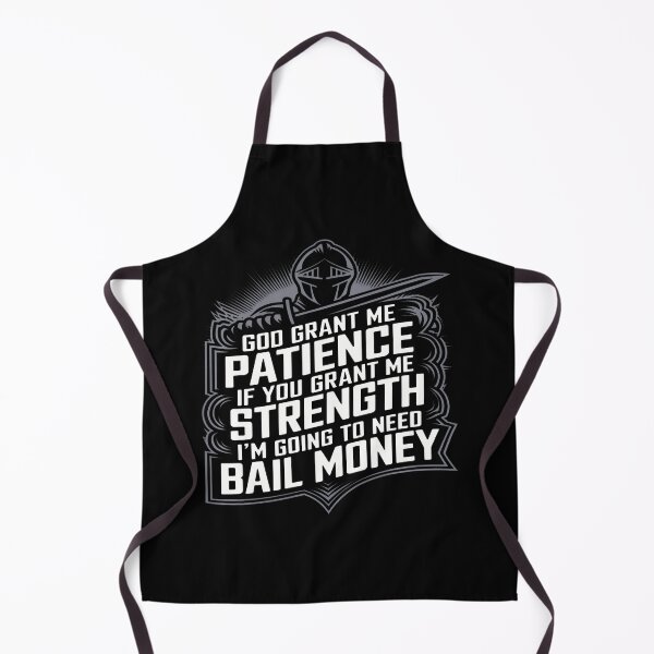 Item preview, God Grant Me Patience Strength Bail Money Humor T-Shirt designed and sold by VillociShop.