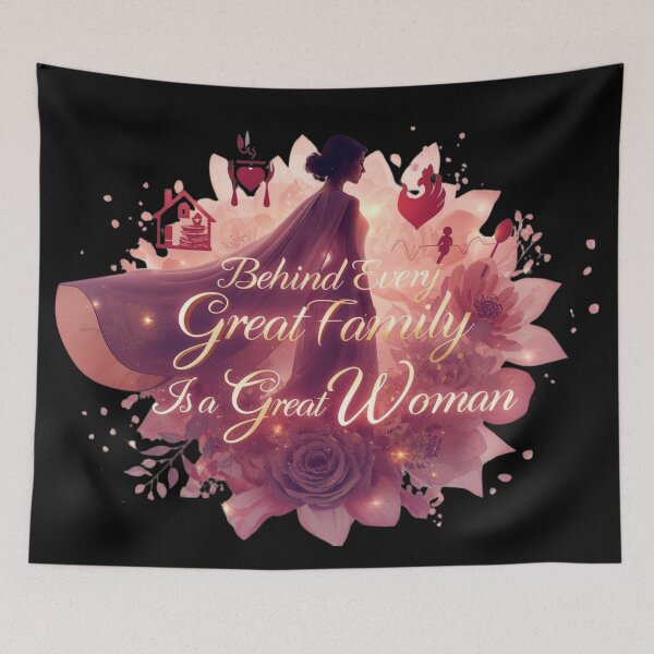 Item preview, Behind Every Great Family Is a great women- women appreciation and gratitude  designed and sold by YourTrendyTees.