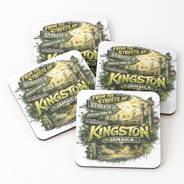 Item preview, Street of Kingston Jamaica designed and sold by Lionart.