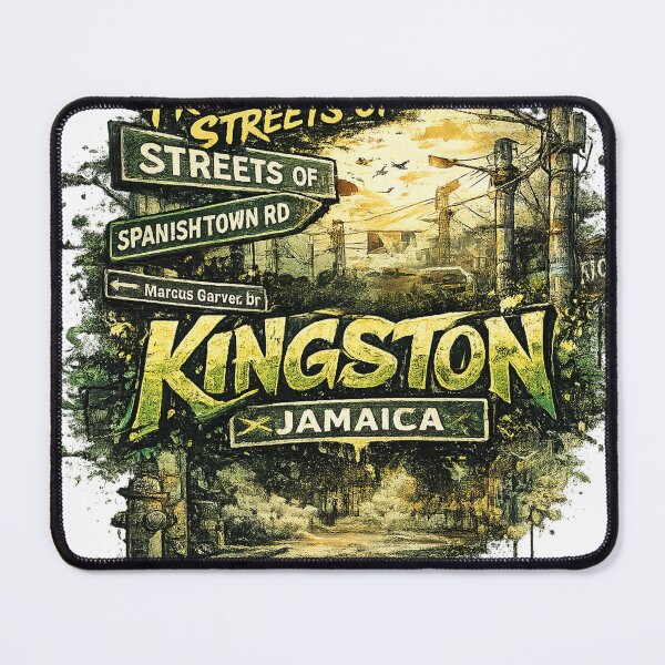Item preview, Street of Kingston Jamaica designed and sold by Lionart.