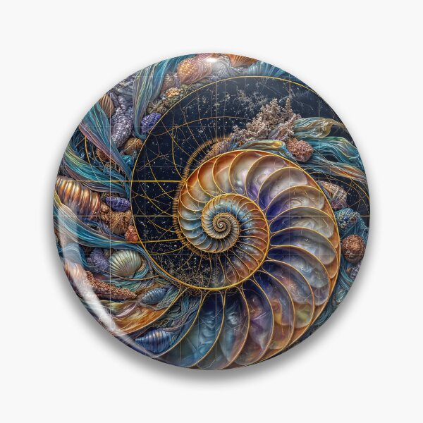 Item preview, Fibonacci pattern - Shells  #9 designed and sold by andreisky.