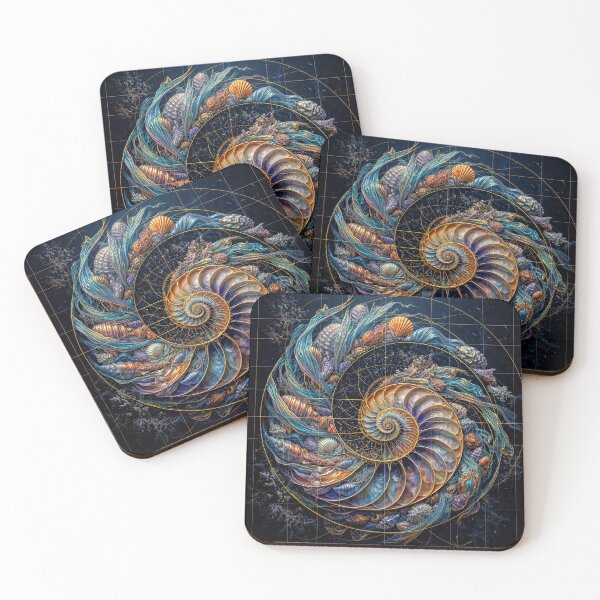 Item preview, Fibonacci pattern - Shells  #9 designed and sold by andreisky.