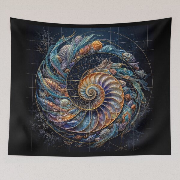 Item preview, Fibonacci pattern - Shells  #9 designed and sold by andreisky.