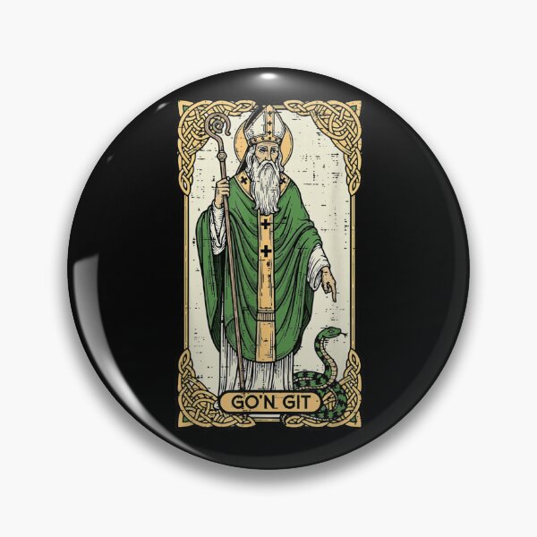 Artikelvorschau, St. Patrick Snake Gon Git Card Saint Pattys entworfen und verkauft von hargisnamocho.