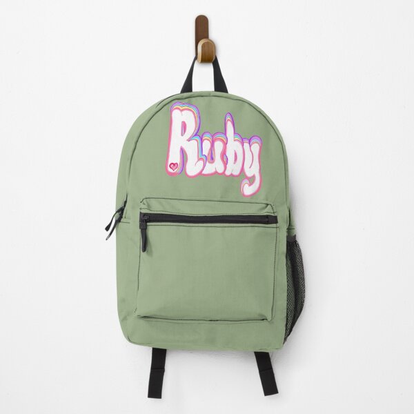 Item preview, Ruby Personalised Name – Pastel Aesthetic White Typography designed and sold by Artonmytee.