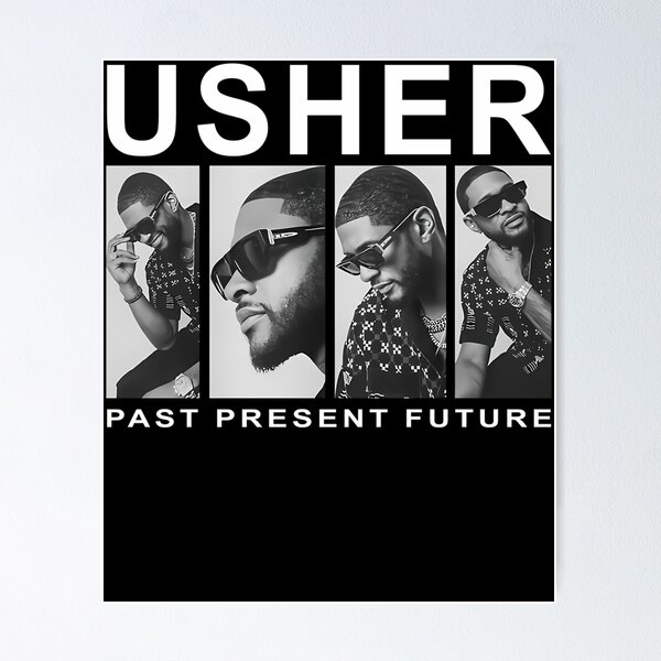 Item preview,  New Usher Past Present Future Tour designed and sold by Kristijan Nikolov.