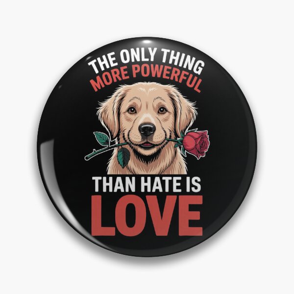 Item preview, The only Thing More Powerful Than Hate is Love Funny Gifts designed and sold by michealhunt1.