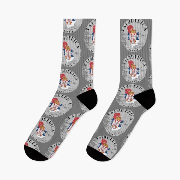 Item preview, Kaluderica Serbia Flag Worn  designed and sold by World Designs.