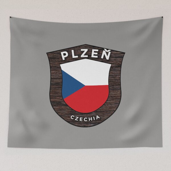 Item preview, Plzeň Czechia Emblem Flag designed and sold by World Designs.