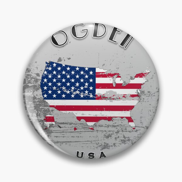Item preview, Ogden United States of America | Worn Flag Travel Badge designed and sold by World Designs.