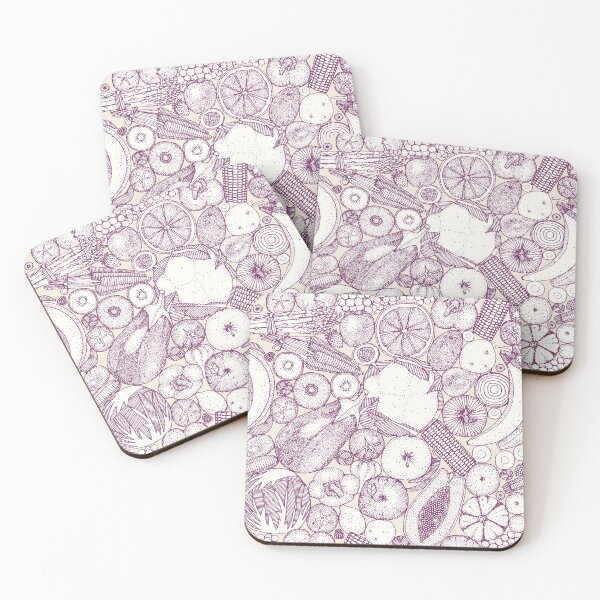 Item preview, fruit and vegetables purple designed and sold by scrummy.
