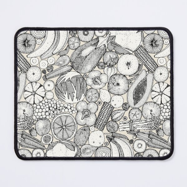 Item preview, fruit and vegetables black designed and sold by scrummy.