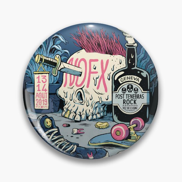 Item preview, NOFX - Skulls, Punk, and Attitude in Geneva designed and sold by rockfanatic.