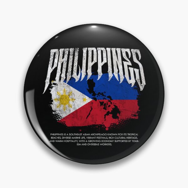 Item preview, Philippines Flag Map designed and sold by Ruinn Store.