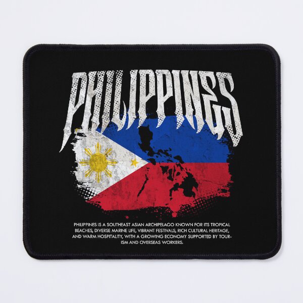 Item preview, Philippines Flag Map designed and sold by Ruinn Store.