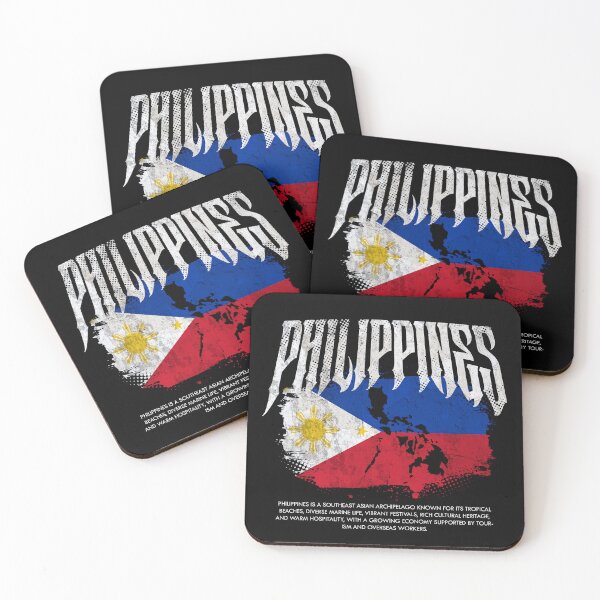 Item preview, Philippines Flag Map designed and sold by Ruinn Store.