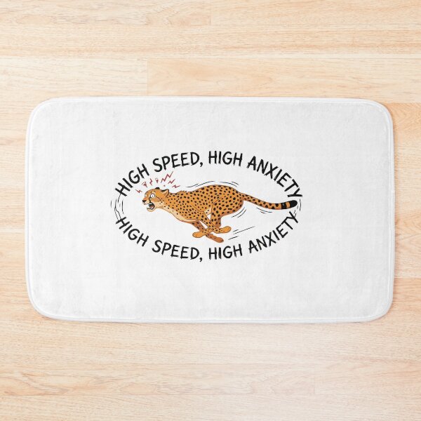 Item preview, High Speed High Anxiety Funny Cheetah designed and sold by Petzzz.