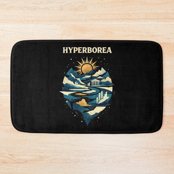 Item preview, Hyperborea Mythic Lost Civilization Art designed and sold by Retr0Tshirts.