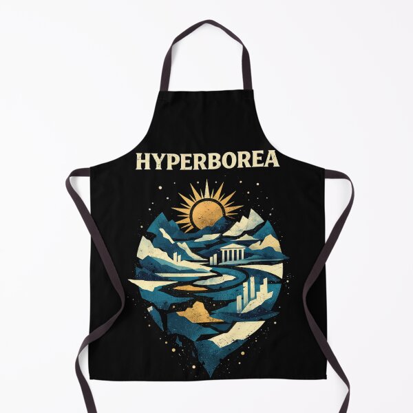 Item preview, Hyperborea Mythic Lost Civilization Art designed and sold by Retr0Tshirts.